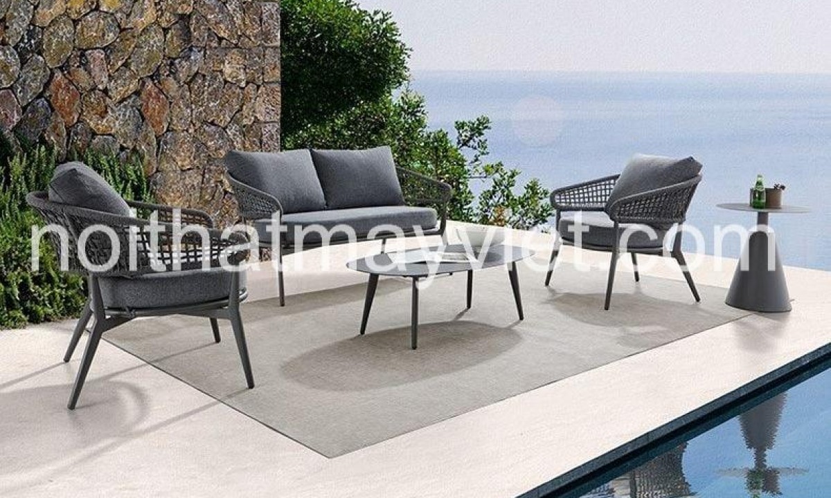 Bàn Ghế Sofa Mây Tre BGSF0019